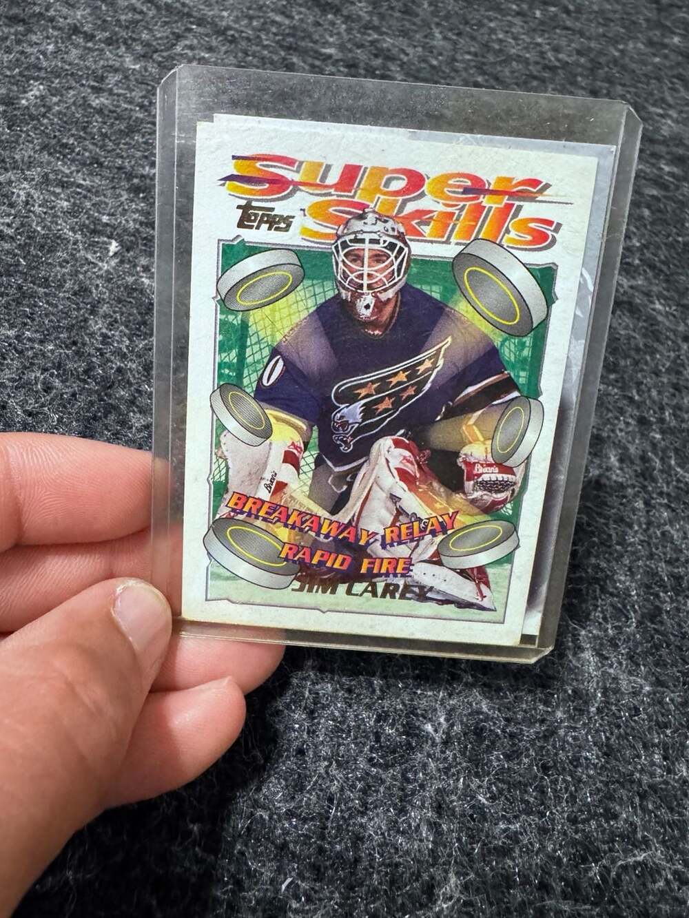1995-96 Topps Super Skills #73 Jim Carey Hockey Card